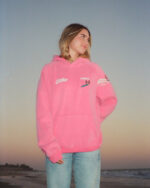 Endless Summer Oversized Lux Hoodie in Vintage Washed Pink